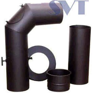 90º kulmasetti T400 valmistakkoihin Ø 150 mm, 60x40cm+50cm, Harmaa