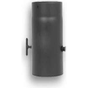 Savuhormin pelti suora Ø120mm / 1m musta T600