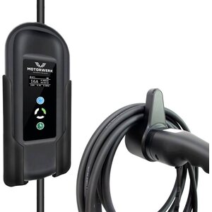 Motorwerk Latauslaitteen seinäteline ja kaapelipidike