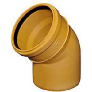 Wavin Viemärin kulmayhde NAL PVC 200mm 45°