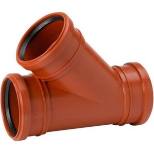 Uponor Viemärin muhvihaara HTP 45°, koko 160/160mm