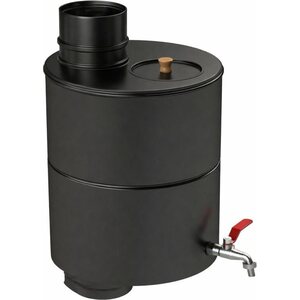 Sawu 19l musta piippuvesisäiliö 115 mm piippuun