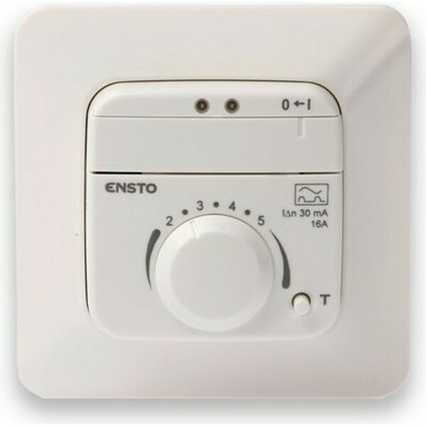 Ensto Lattiatermostaatti Ensto Eco 10BTW-J 10A vikavirtasuoja
