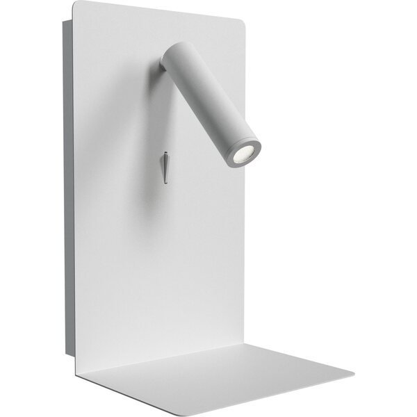 Grönlund Shelf Spot USB-seinävalaisin valkoinen