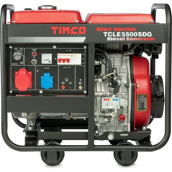 Timco TCLE5500SDG 400V diesel aggregaatti 4500W