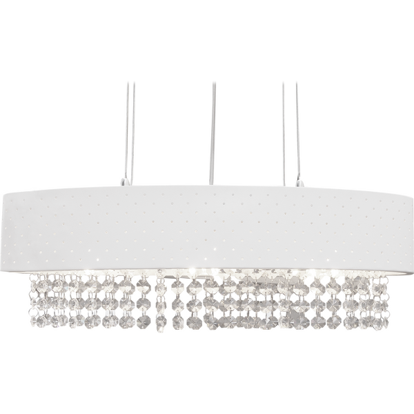 Sessak Lighting Patrice riippuvalaisin valkoinen / kromattu 3 x G9 Max. 28W IP20