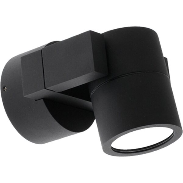 Sessak Lighting Wall seinävalaisin IP44 musta GU10 Max. 35W IP44