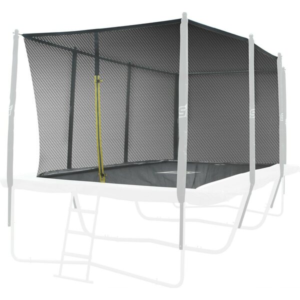 Isport Air Black 5,8 x 4m trampoliinin turvaverkko (ilman tolppia)