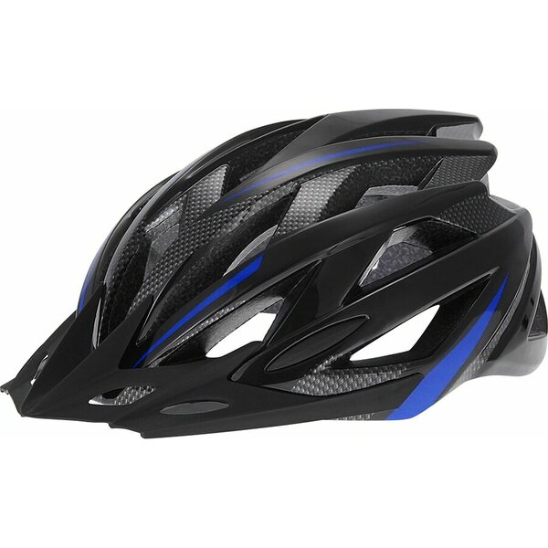 SSH Sport pyöräilykypärä, musta/sininen takavalolla