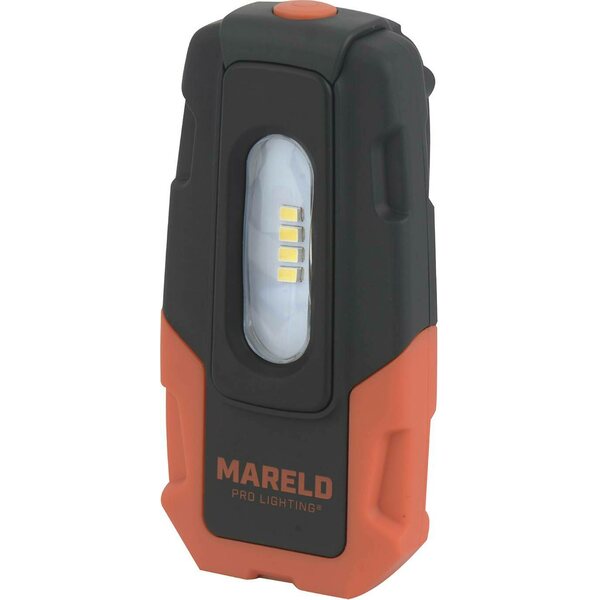 Mareld Giga 200RE Käsivalaisin magneetilla, ladattava USB IP54, musta/oranssi