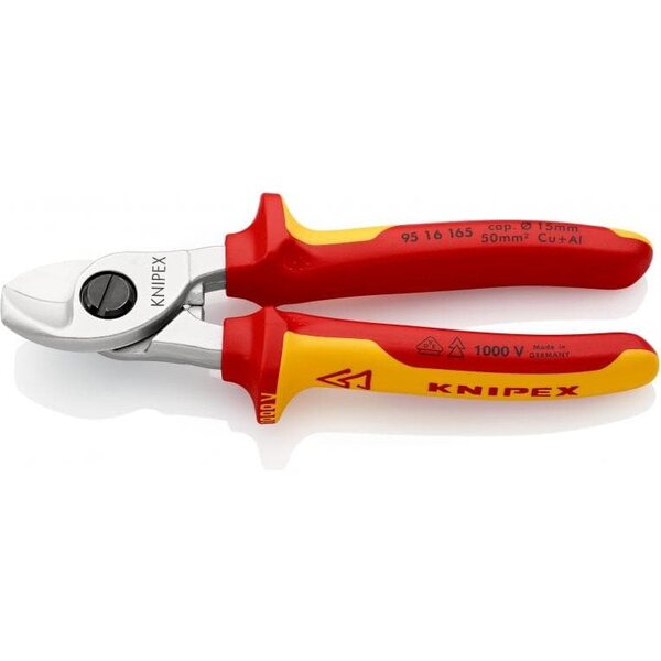 Knipex kaapelileikkuri vde ø15mm 165 9516165sb mv