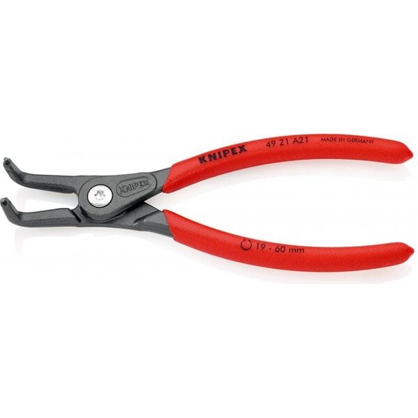 Knipex Tarkkuuslukkorengaspihdit 19-60mm ulkorenkaisiin akseleilla