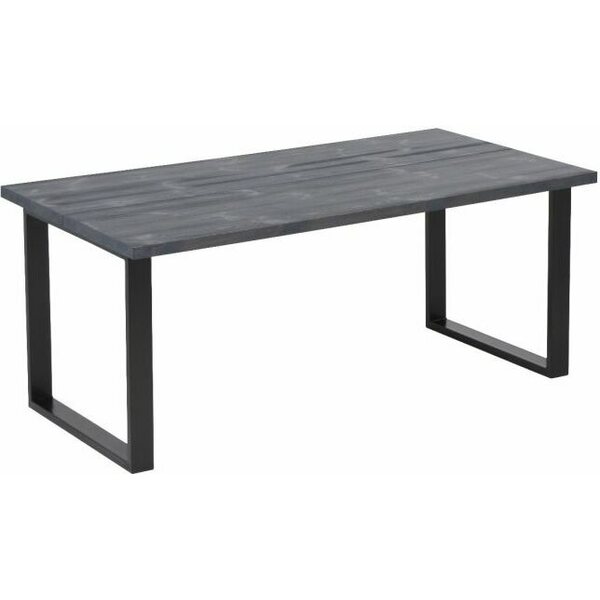 Eureka Seela-lankkupöytä 180 cm harmaa/musta