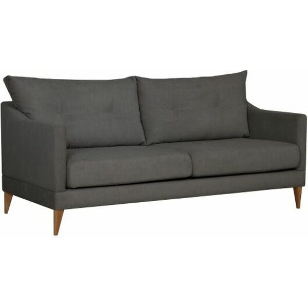 Eureka Paris-sohva, 3-istuttava tummanruskea