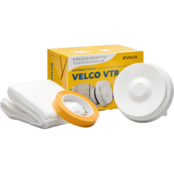Terveysilma Korvausilmaventtiili Velco VTR-100 valkoinen