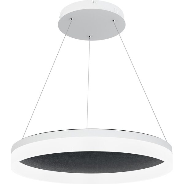 Valaisin Grönlund Kattovalaisin Acoustic Circulo Ø60cm LED 36W 3000K Musta