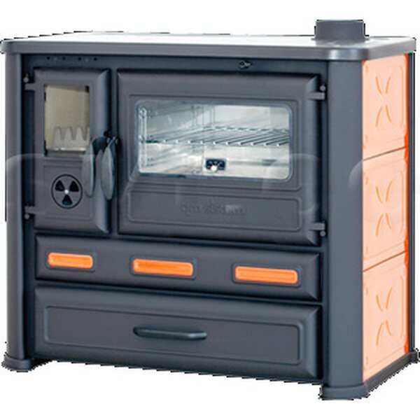 Puuliesi Alma arancione Lefthanded 8kW