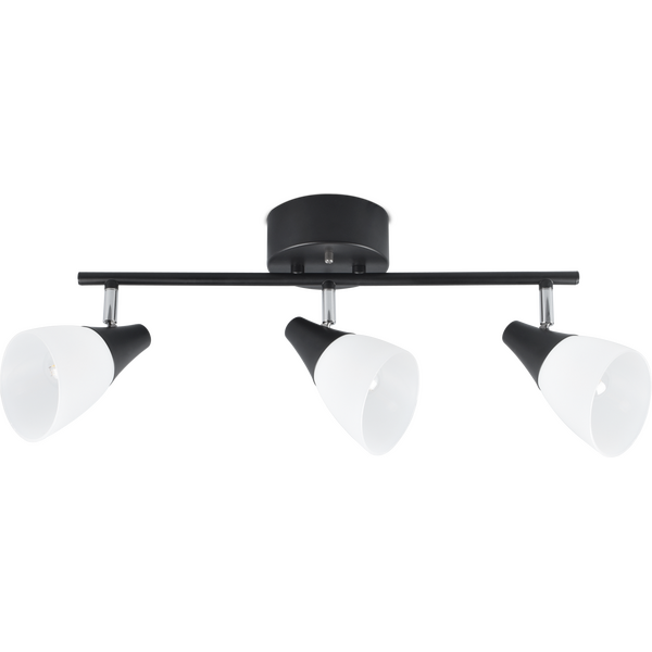 Sessak Lighting Orion 3-os kattospotti Musta