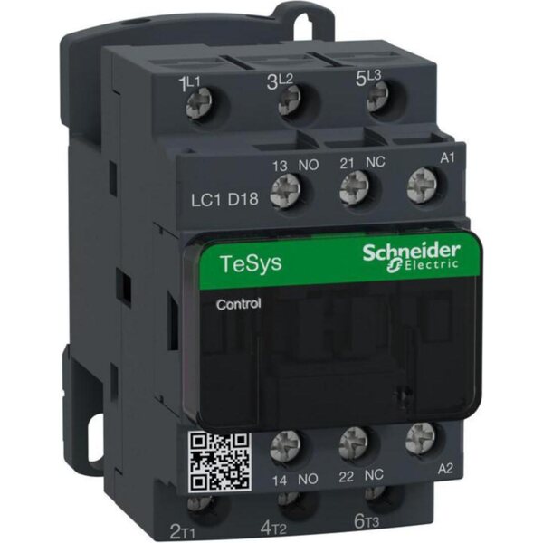 Schneider Electric KONTAKTORI TESYS LC1D18P7 18A 3S 1S+1A 230V AC