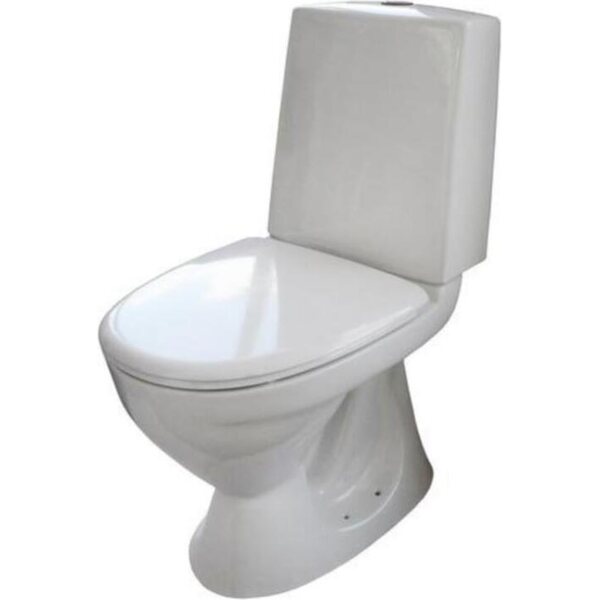 WC-istuin S-lukko piiloviemäri 3/6L huuhtelu liimattava
