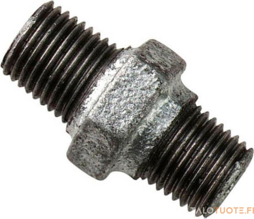 Kaksoisnippa sinkitty 1"