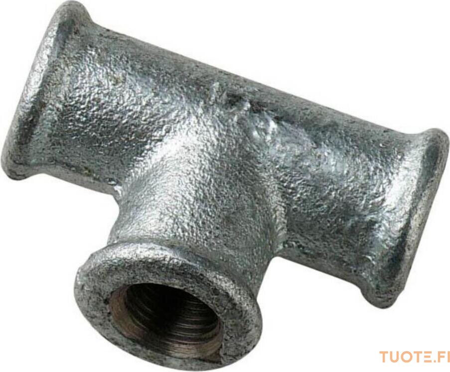 T-yhde valurauta sinkitty 1/2"